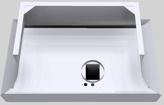 Vent-A-Hood® Designer Series 42" White Wall Mounted Range Hood-1