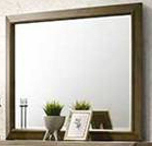 Crown Mark Lakecrest Brown Dresser Mirror-0