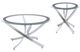Coaster® Brooke 2-Piece Chrome Occasional Table Set-0