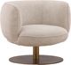 Dovetail Furniture Aisha Oatmeal Swivel Chair-0