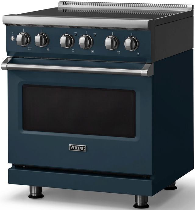 Viking® 5 Series 30" Squall Pro Style Induction Range with Polished Chrome Trim-3