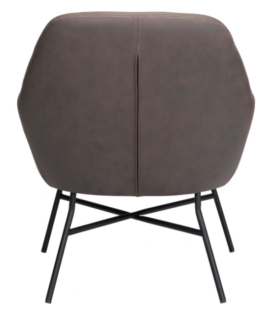 Zuo® Modern Hans Vintage Brown Accent Chair-3