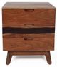 A & B Home Sierra Brown Nightstand-1