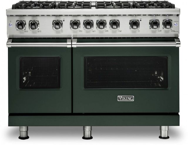 Viking® 5 Series 48" Blackforest Green Pro Style Natural Gas Range-0