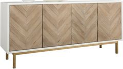 Decor-Rest® Furniture LTD Galley White Credenza