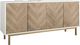 Decor-Rest® Furniture LTD Galley White Credenza-0