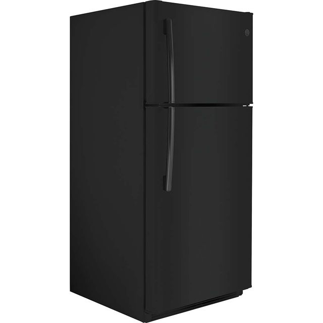GE® 18.0 Cu. Ft. Black Top Freezer Refrigerator-1