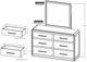 International Furniture Direct Mezquite Brown Dresser-2