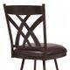 Armen Living Dover Brown 26" Counter Stool-4
