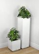 Le Present Squared White 39" Planter-4
