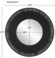 Uttermost® Sailor's Knot Black Round Mirror-2
