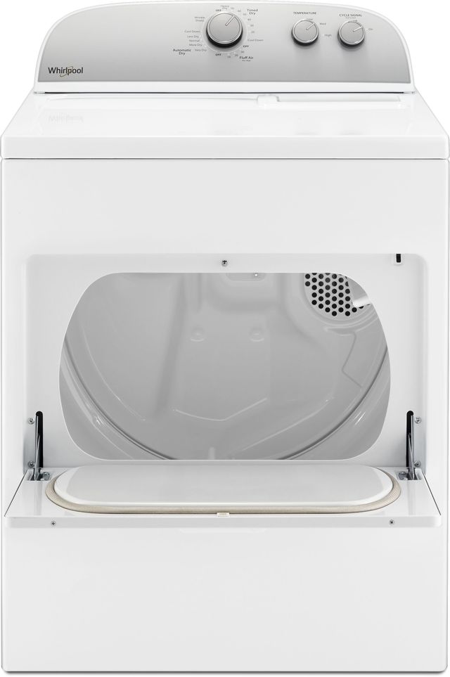 Whirlpool® 7.0 Cu. Ft. White Front Load Gas Dryer-1