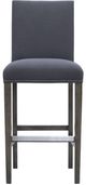 Vanguard® Furniture Vanguard Gin Fizz Flaxen Stone/Jake Charcoal Bar Stool-1