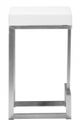 Zuo® Darwen White Counter Stool-2
