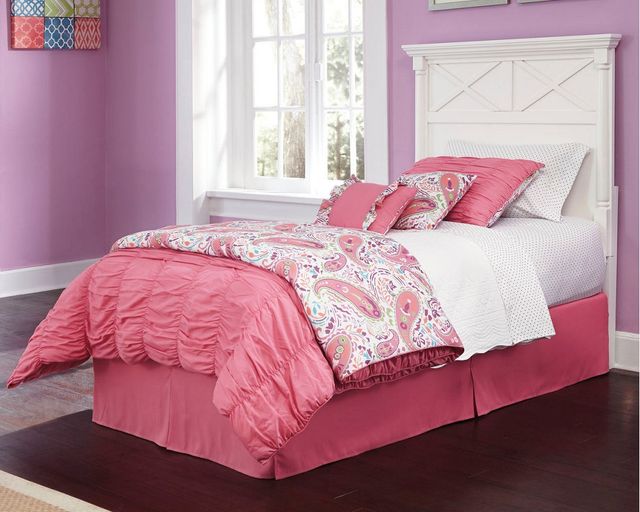 Signature Design by Ashley® Kaslyn White Twin Panel Headboard-4