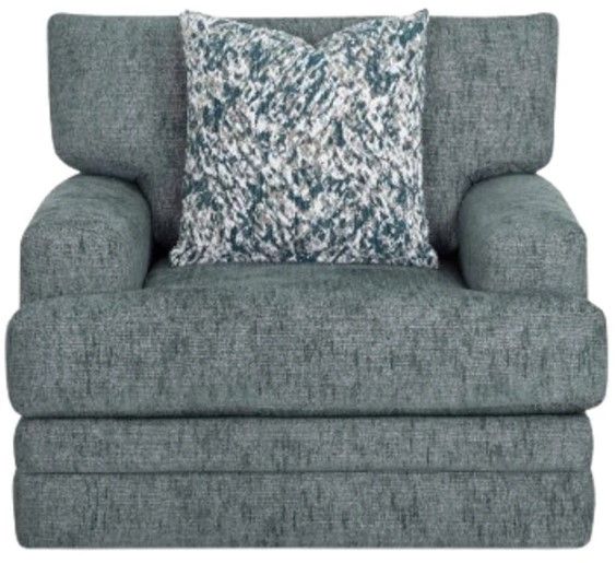 Franklin™ Emerald Matcha Teal Swivel Chair-1