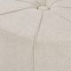 Olliix by Madison Park Cream Ferris Oval Ottoman-3