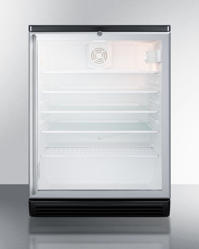 Summit® Commercial Series 5.5 Cu. Ft. Stainless Steel Beverage Center-0