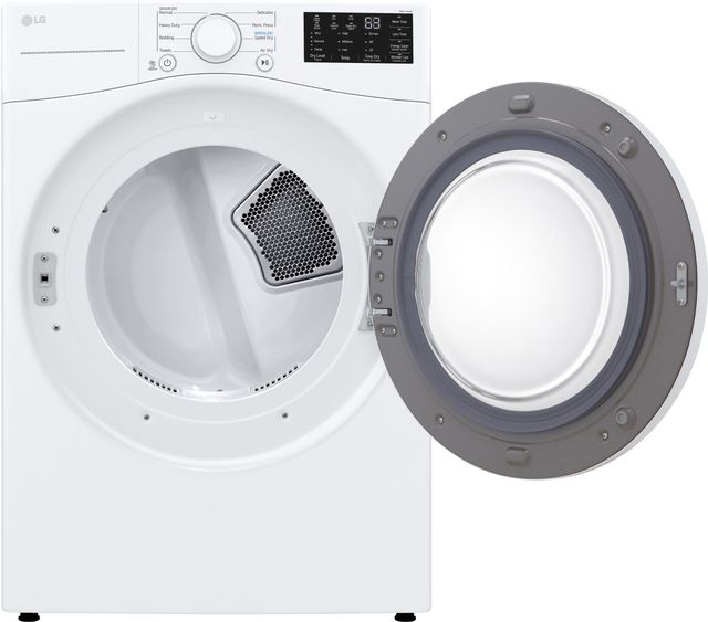 LG 7.4 Cu. Ft. White Front Load Electric Dryer-4