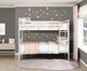 Homelegance® Darden White Twin over Twin Youth Bunk Bed-1