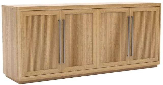 Universal Explore Home™ New Modern Natural Oak Media Credenza-0