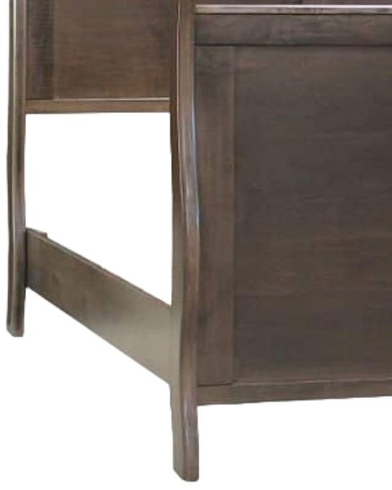 Wolfcraft Furniture Vesper Brown Twin Sleigh Bed-2