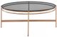 VIG Furniture Modrest Bradford Rose Gold/Smoked Gray Modern Coffee Table-2