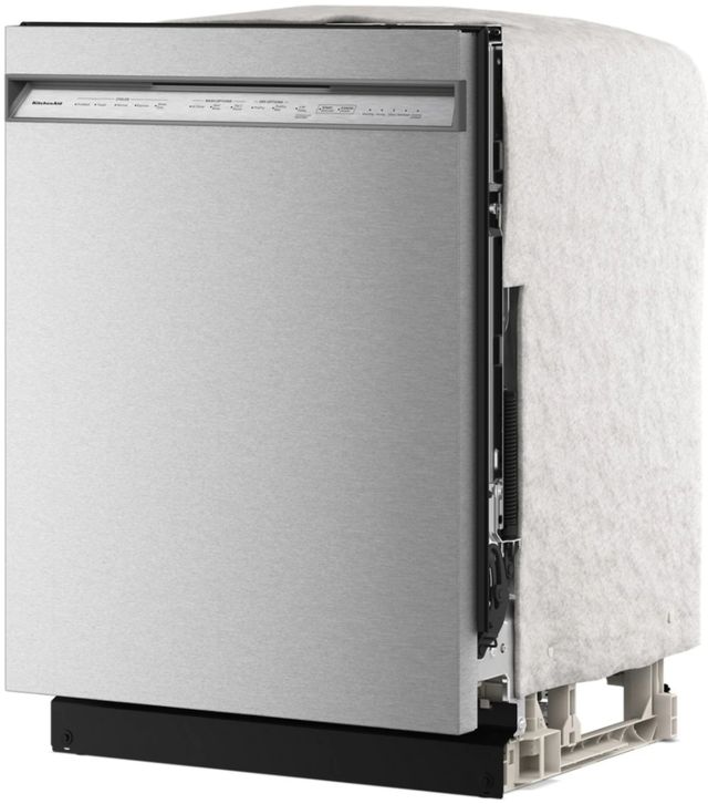 KitchenAid® 24" PrintShield™ Stainless Steel Front Control Built-In Dishwasher with Third Level Jet Rack and 40+ Total Wash Jets-4