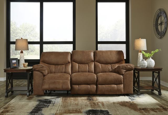 Signature Design by Ashley® Boxberg Bark Power Reclining Sofa-4