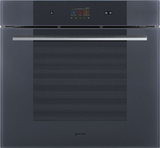 Smeg 30" Neptune Gray Single Electric Wall Oven-0