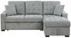 Homelegance® Waitsfield 2-Piece Gray Right-Arm Facing Sleeper Sectional with Hidden Storage-2