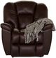 La-Z-Boy® Maverick Walnut Leather Power Rocking Recliner with Headrest-1
