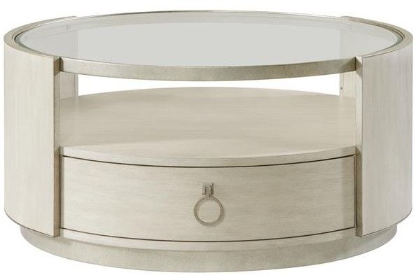 Riverside Furniture Maisie Champagne Round Coffee Table-1