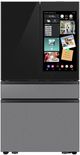 Samsung Bespoke 36” 23 Cu. Ft. Charcoal Glass/Stainless Steel Counter Depth French Door Refrigerator with AI Family Hub™+ & Inner Beverage Center™ -0