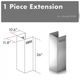 ZLINE 36" Stainless Steel Chimney Extension -3