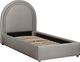 TOV Furniture Gumdrop Grey Twin Velvet Bed-2