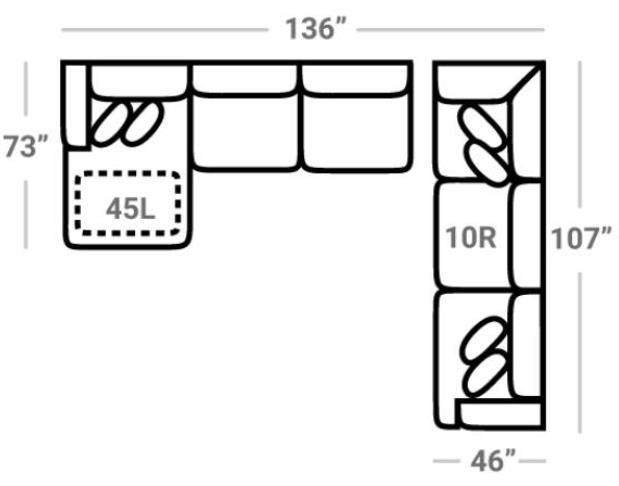 Stanton™ 2-Piece Left-Arm Facing Sectional and Chaise-1
