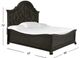 Magnussen Home® Bellamy Peppercorn California King Shaped Panel Bed-2