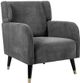 A & B Home Arlo Black/Gray Accent Chair -0
