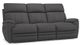 La-Z-Boy® Talladega Shitake Leather Reclining Sofa-0