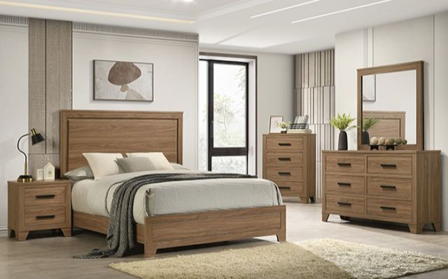 Furniture of America® Panelli Walnut Dresser-1
