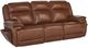 Signature Design by Ashley® Healy Pier Chocolate Leather Power Reclining Sofa with Adjustable Headrest-2