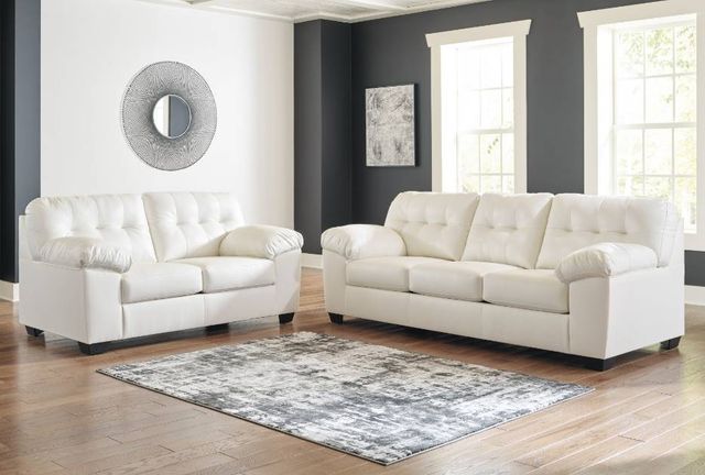 Signature Design by Ashley® Donlen 2-Piece White Living Room Seating Set-3