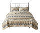 Olliix by Woolrich Montana Tan King/California King Printed Cotton Oversized Quilt Mini Set-0