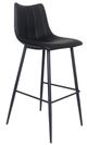 Moe's Home Collection Alib Matte Black-M2 Bar stool-0