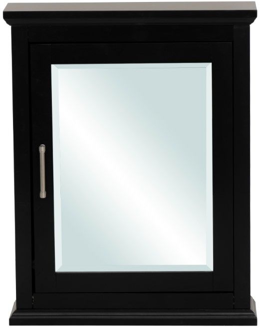 Linon Scarsdale Black Medicine Cabinet-3