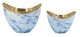A & B Home Blue/Gold/White Bowl-0