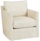 Four Seasons Customizable Miles Leather Slipcovered Swivel Glider -0