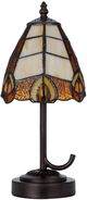 Cal® Lighting & Accessories Tiffany Dark Bronze/Orange Accent Lamp-2