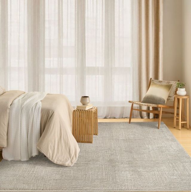 Nourison Home™ DK014 Madison Square Gray 5'x8' Area Rug-3